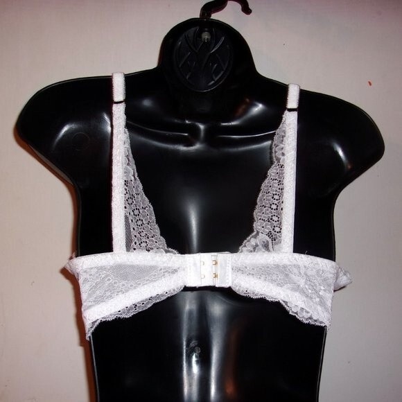 Youmita White Demi Soft Cup Lace  34C Bra NWT - Picture 5 of 9